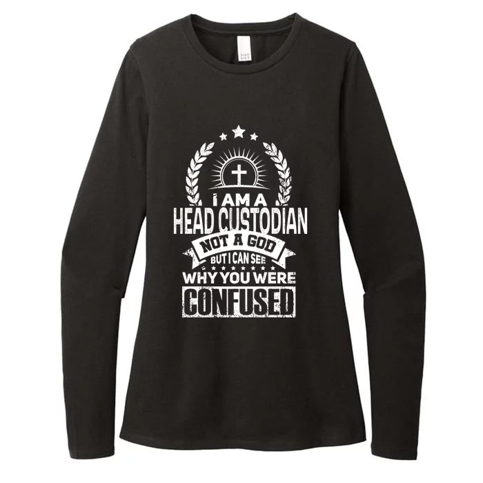 Head Custodian Job Colleague And Coworker Cute Gift Womens CVC Long Sleeve Shirt