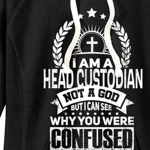 Head Custodian Job Colleague And Coworker Cute Gift Women's Fleece Hoodie