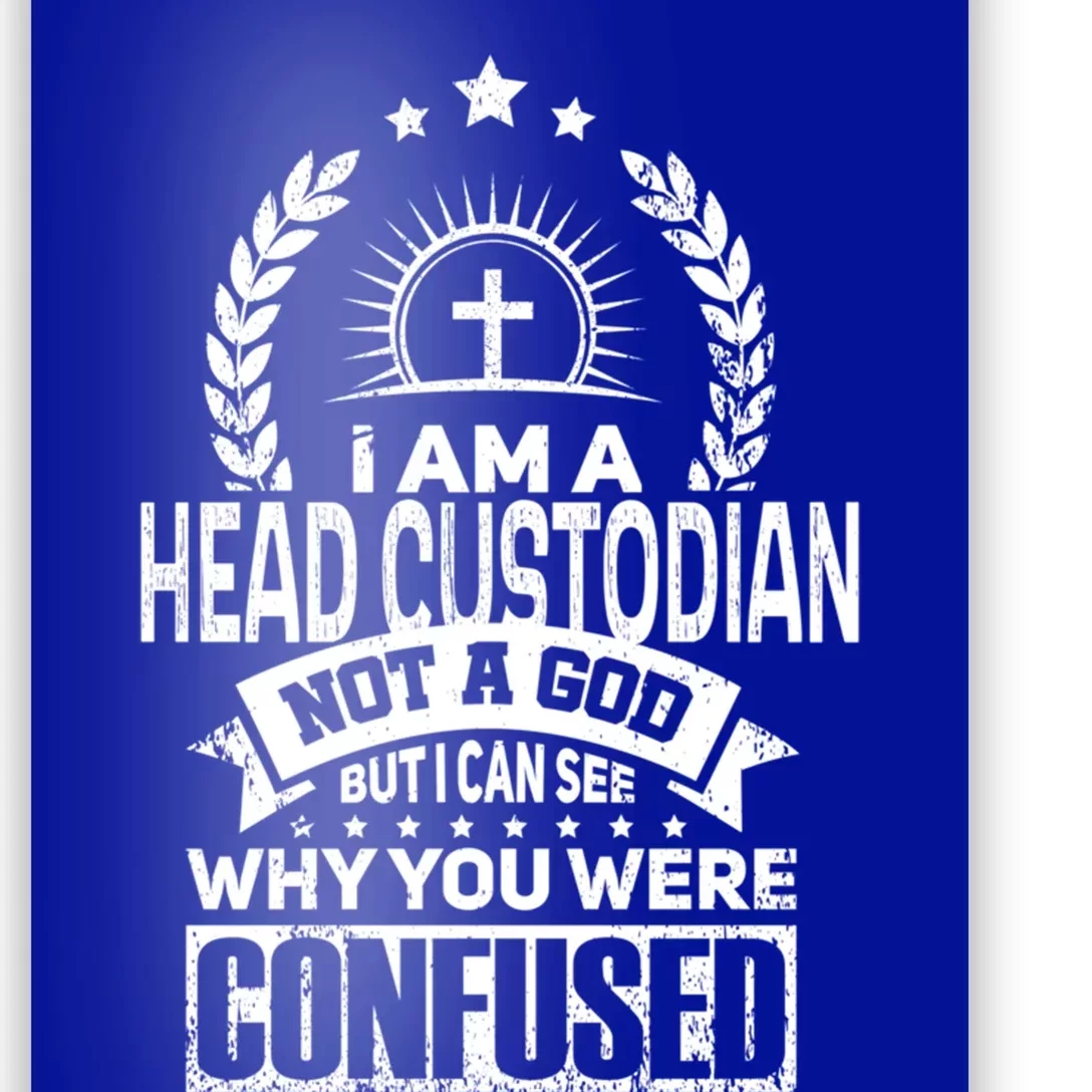 Head Custodian Job Colleague And Coworker Cute Gift Poster