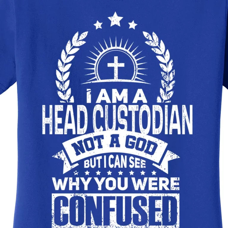 Head Custodian Job Colleague And Coworker Cute Gift Women's T-Shirt