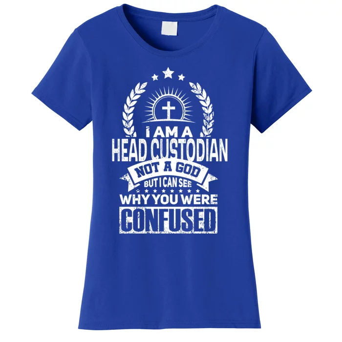 Head Custodian Job Colleague And Coworker Cute Gift Women's T-Shirt