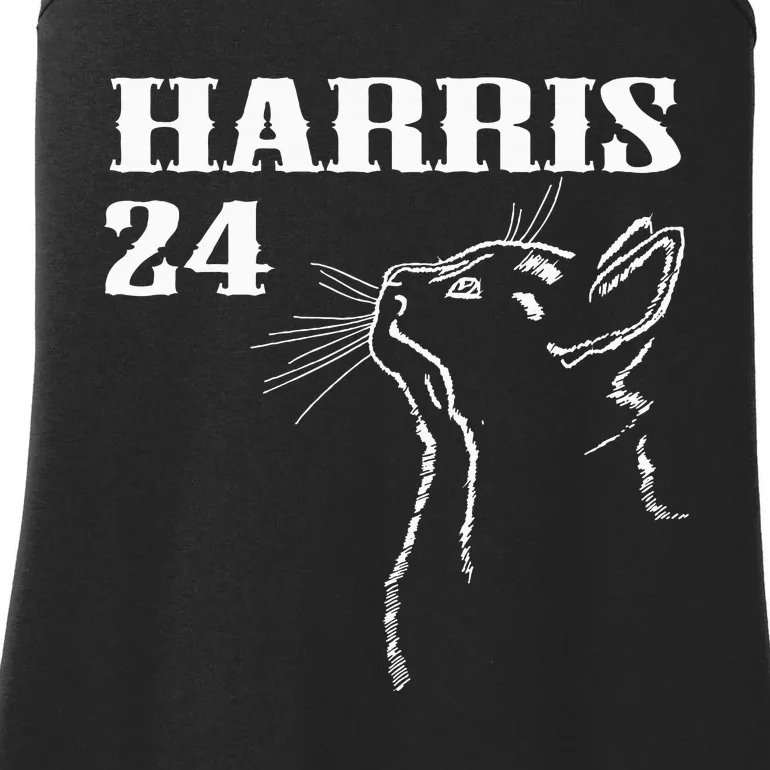 Harris Cat Kamala Cat Lady Ladies Essential Tank