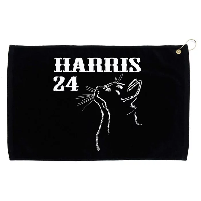 Harris Cat Kamala Cat Lady Grommeted Golf Towel