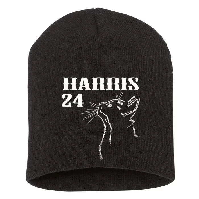 Harris Cat Kamala Cat Lady Short Acrylic Beanie