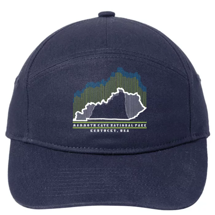 Hiking Camping Kayaking Fishing Nature Lover Family Souvenir Cool Gift 7-Panel Snapback Hat