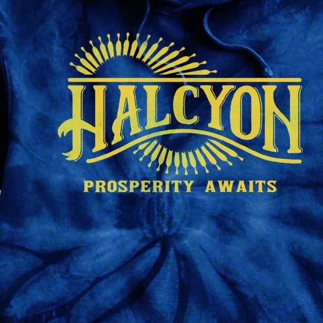 Halcyon Colony Logo The Outer Worlds Logo Tie Dye Hoodie