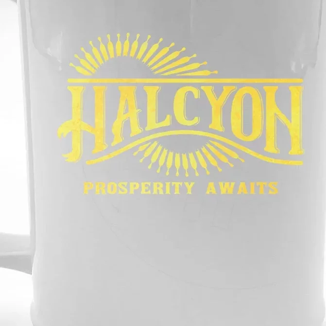 Halcyon Colony Logo The Outer Worlds Logo Front & Back Beer Stein