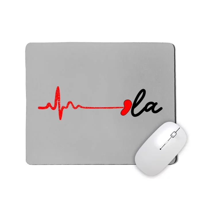 Heartbeat Comma La Kamala Harris For President 2024 Election Mousepad