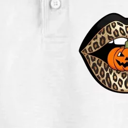 Halloween Cheetah Lips Pumpkin Stylish And Spooky Dry Zone Grid Performance Polo