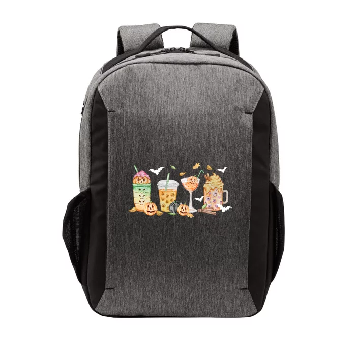 Halloween Coffee Latte Lover Vector Backpack