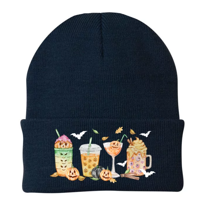 Halloween Coffee Latte Lover Knit Cap Winter Beanie