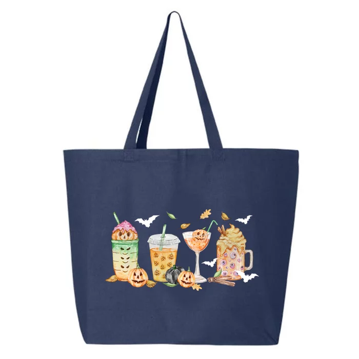 Halloween Coffee Latte Lover 25L Jumbo Tote