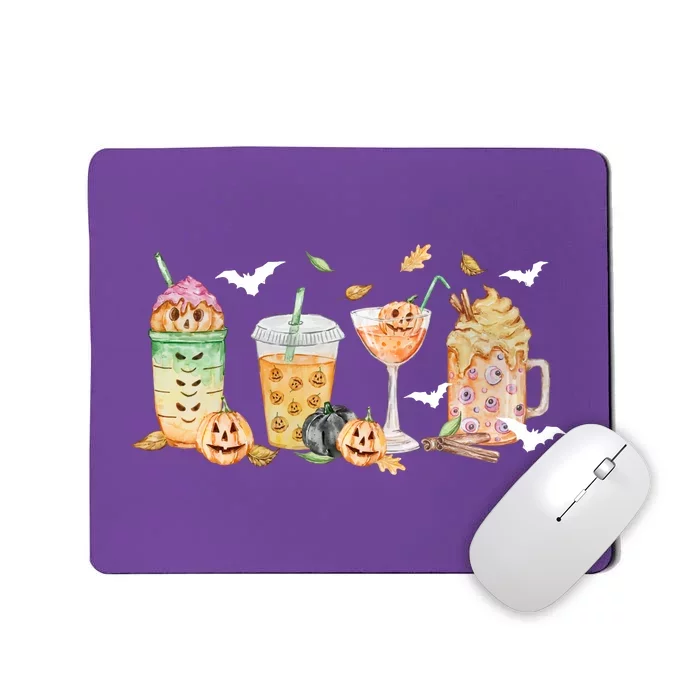 Halloween Coffee Latte Lover Mousepad