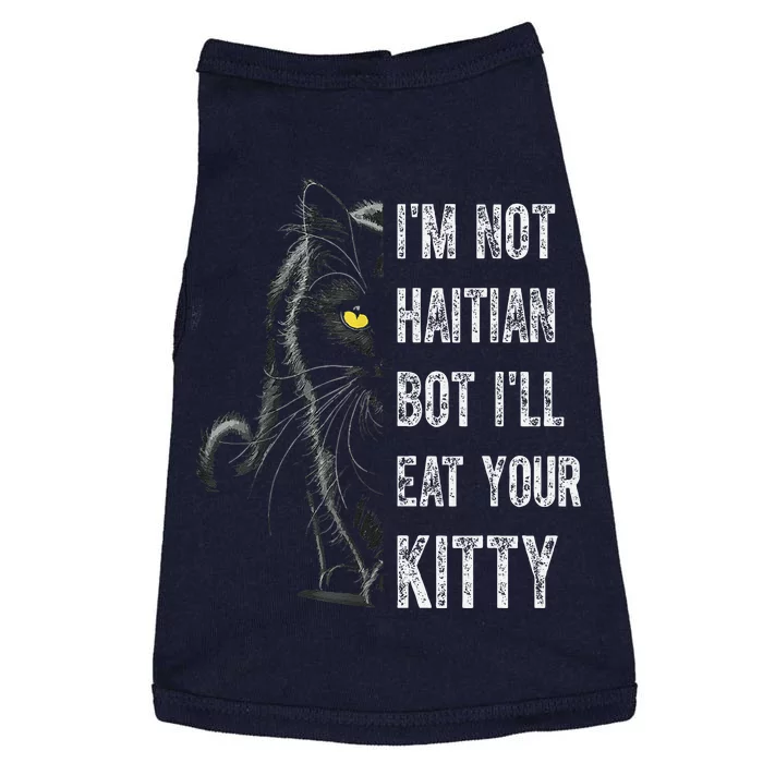 Haitian Cat Lover Kitty Lover Doggie Tank