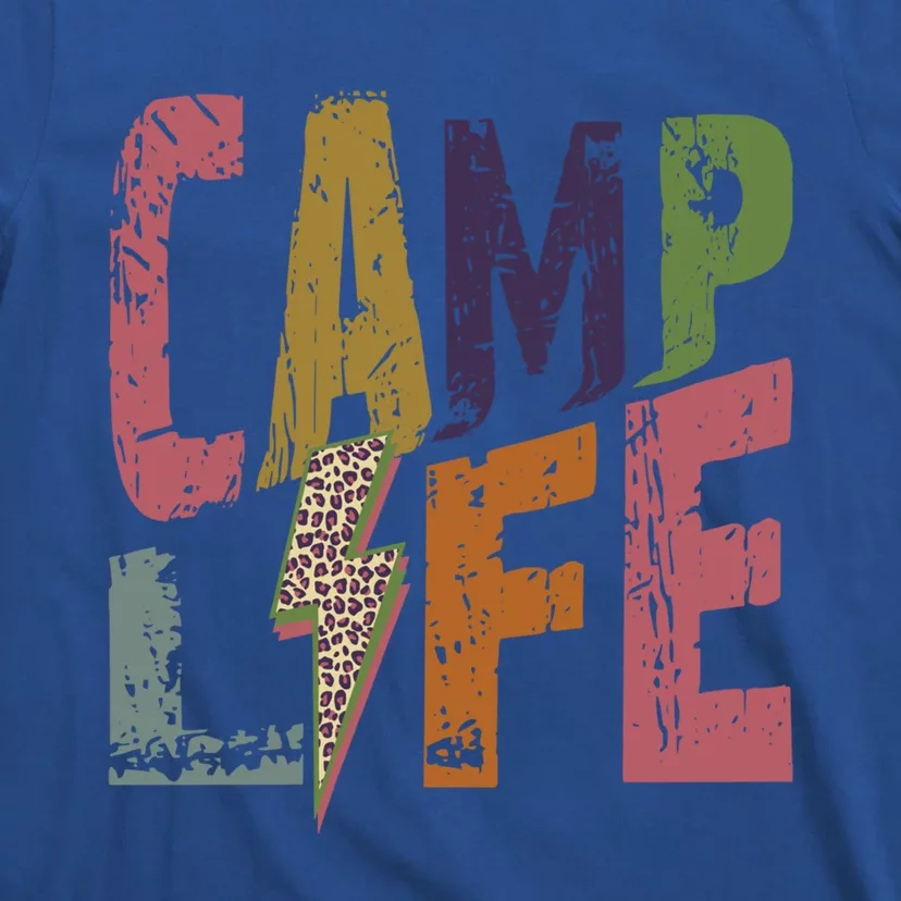 Happy Camp Life Fun Camping And Hiking Happy Camper Meaningful Gift T-Shirt