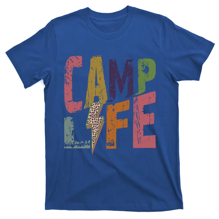 Happy Camp Life Fun Camping And Hiking Happy Camper Meaningful Gift T-Shirt