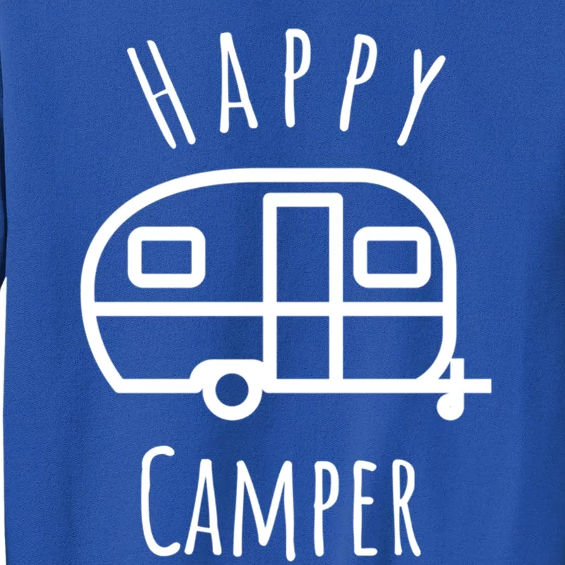 Happy Camper Lake Life Campfire Bonfire Camping Gift Sweatshirt