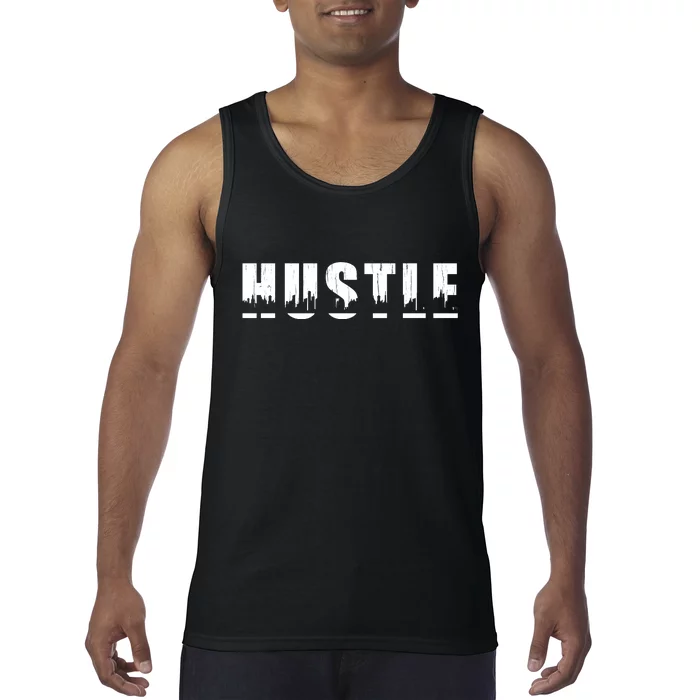 Hustle City Logo Tank Top