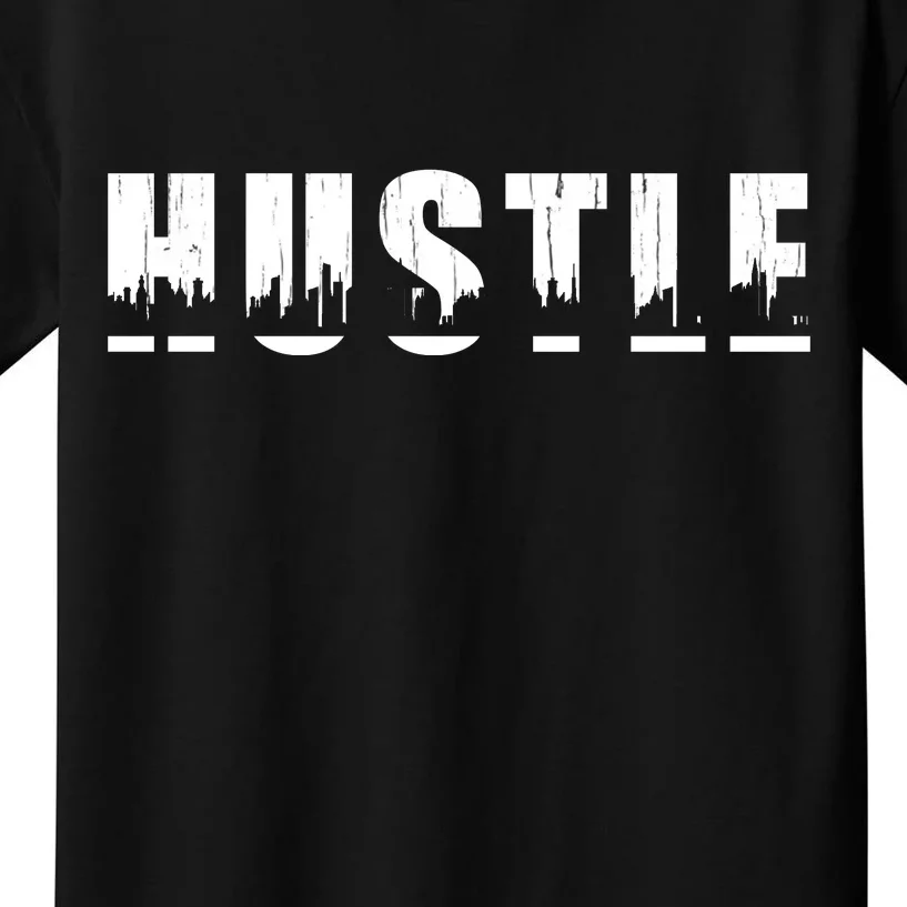 Hustle City Logo Kids T-Shirt