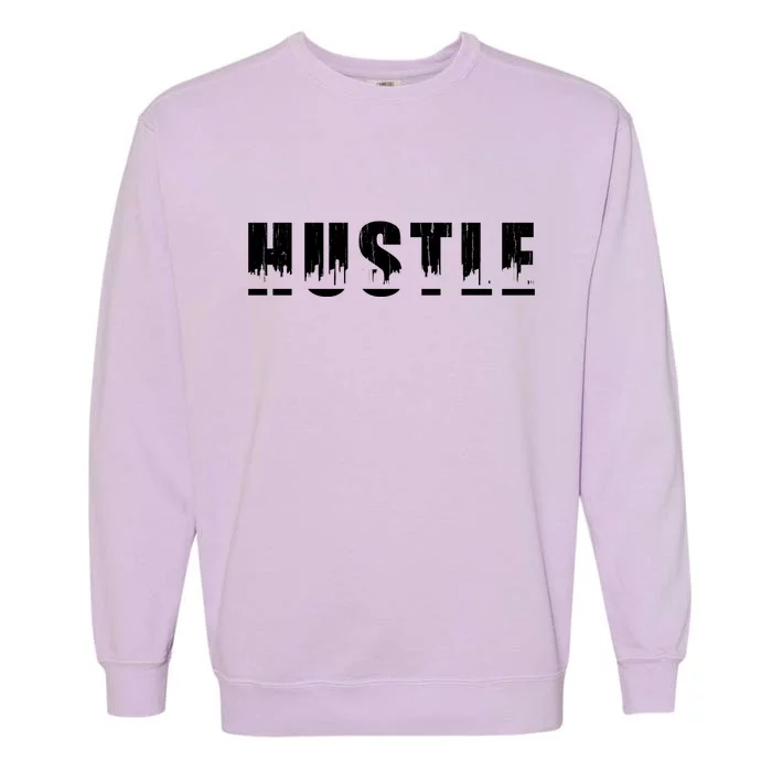 Hustle City Logo Garment-Dyed Sweatshirt