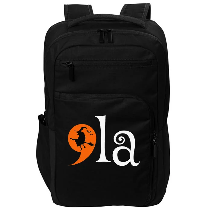 Halloween Comma La Kamala Harris 2024 Presidential Campaign Impact Tech Backpack