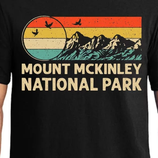 Hiking & Camping Lover Retro Mount Mckinley National Park Pajama Set