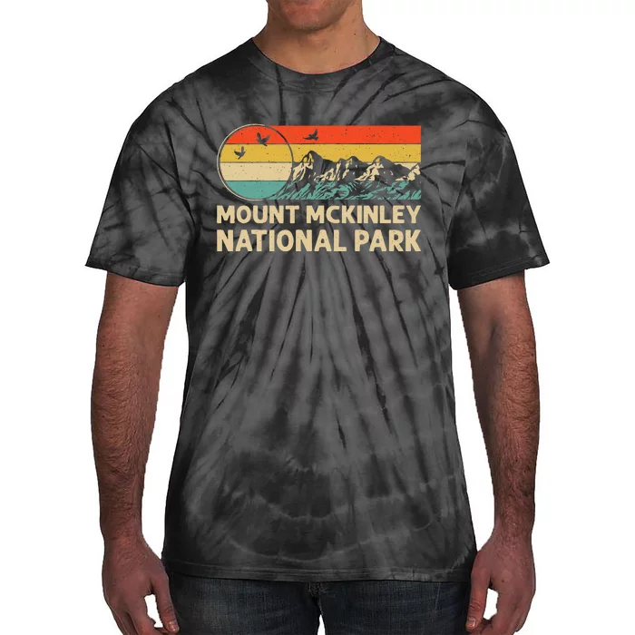 Hiking & Camping Lover Retro Mount Mckinley National Park Tie-Dye T-Shirt