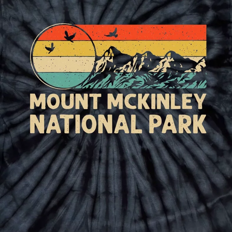 Hiking & Camping Lover Retro Mount Mckinley National Park Tie-Dye T-Shirt