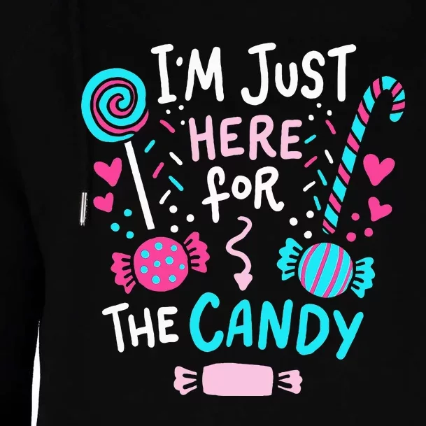 Halloween Candy Lollipop Cute Gift Womens Funnel Neck Pullover Hood