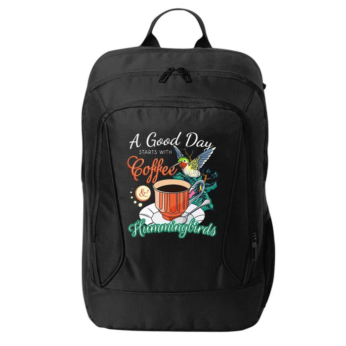 Hummingbirds Coffee Lover Nectar Feeder Animal Birds Gift City Backpack