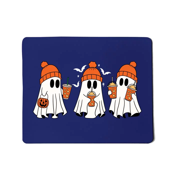 Halloween Coffee Lover Ghost Mousepad