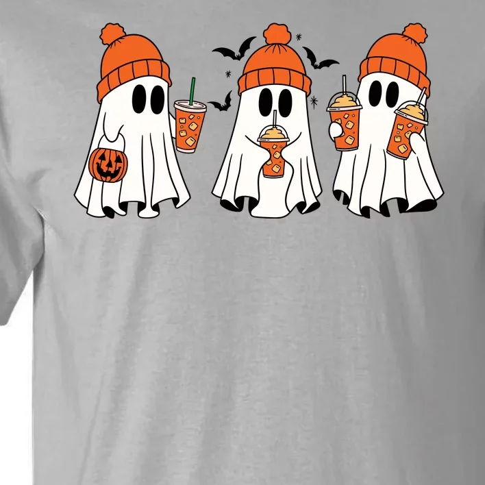 Halloween Coffee Lover Ghost Tall T-Shirt