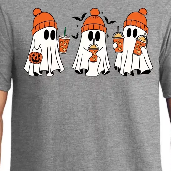 Halloween Coffee Lover Ghost Pajama Set