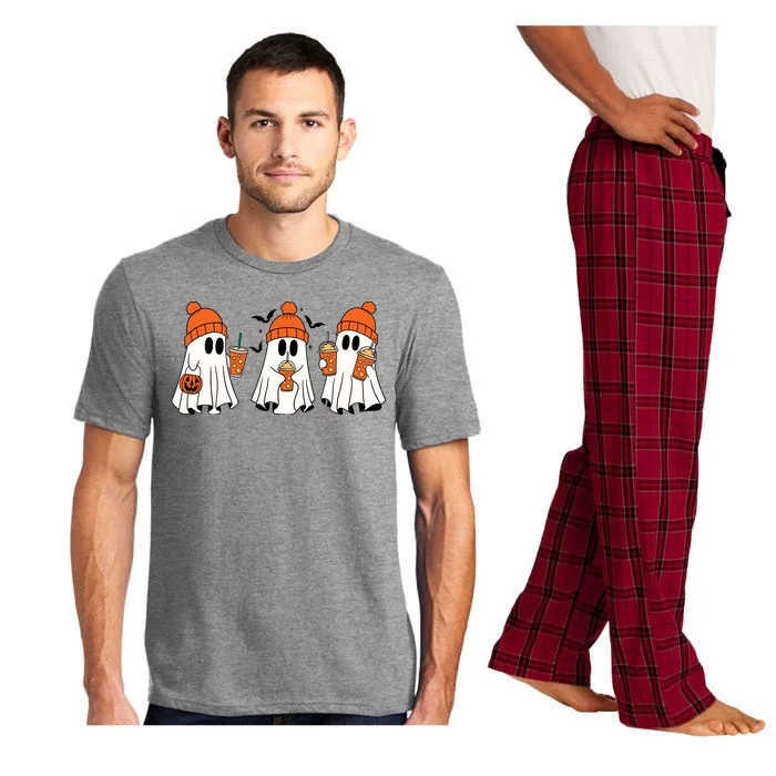 Halloween Coffee Lover Ghost Pajama Set