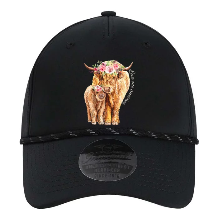 Highland Cattle Lover Cow Calf Farm Love One Another Cute Performance The Dyno Cap