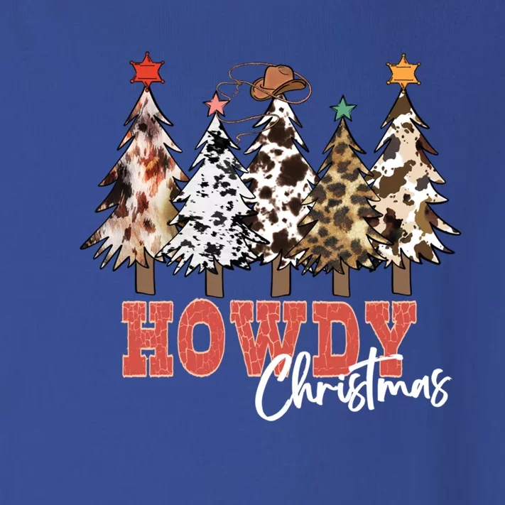 Howdy Christmas Merry Country Christmas Gift Toddler Long Sleeve Shirt