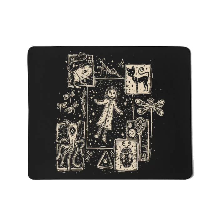 Horror Coraline Movie Mousepad