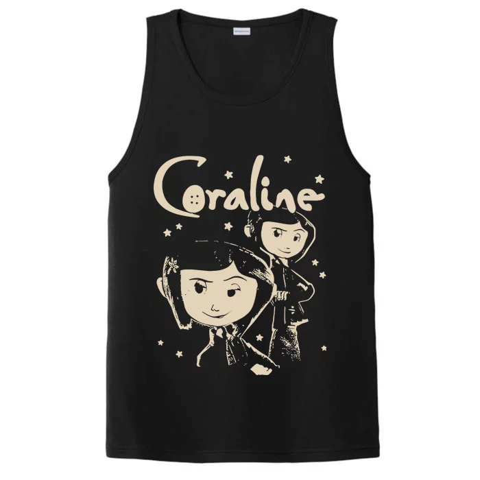 Horror Coraline Movie Performance Tank