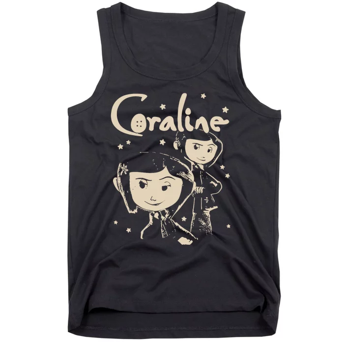 Horror Coraline Movie Tank Top