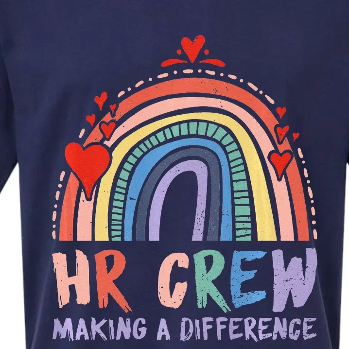 HR Crew Making A Difference HR Officer HR Consultant Sueded Cloud Jersey T-Shirt