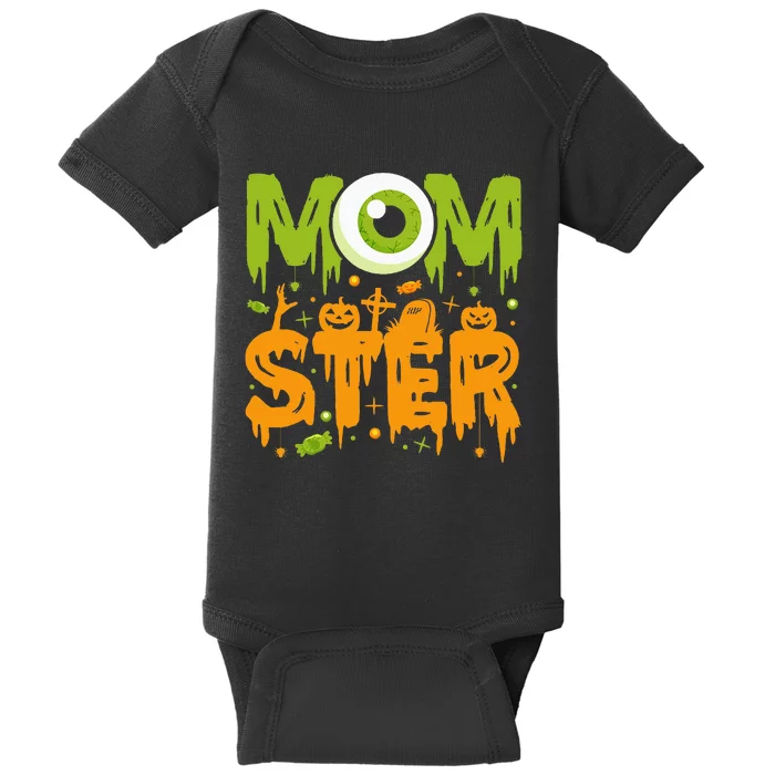 Halloween Costume Momster Spooky Halloween Baby Bodysuit