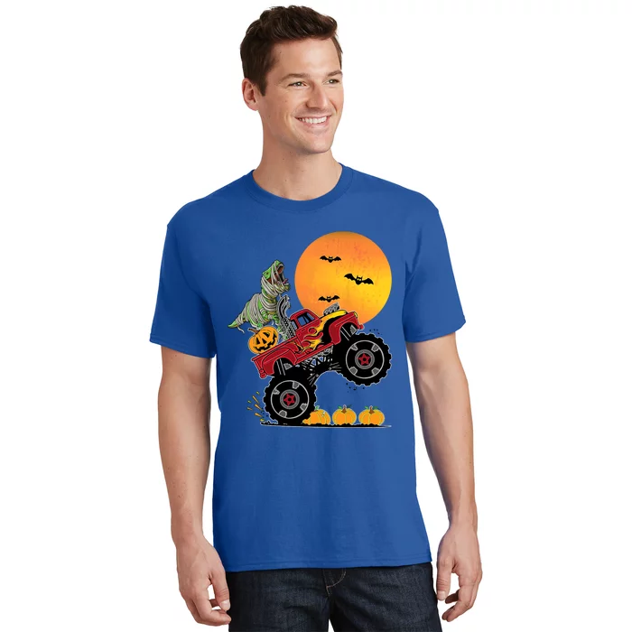 Halloween Costume Monster Truck Dinosaur T Rex Gift T-Shirt