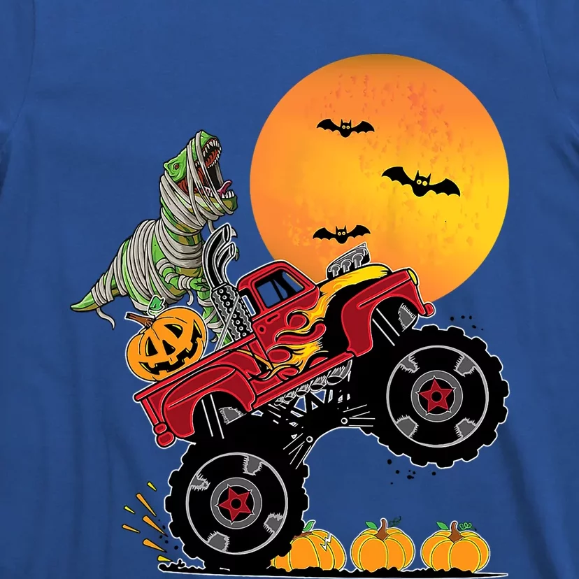 Halloween Costume Monster Truck Dinosaur T Rex Gift T-Shirt