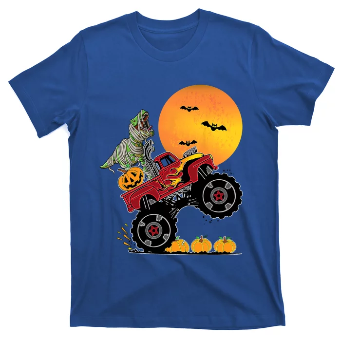 Halloween Costume Monster Truck Dinosaur T Rex Gift T-Shirt