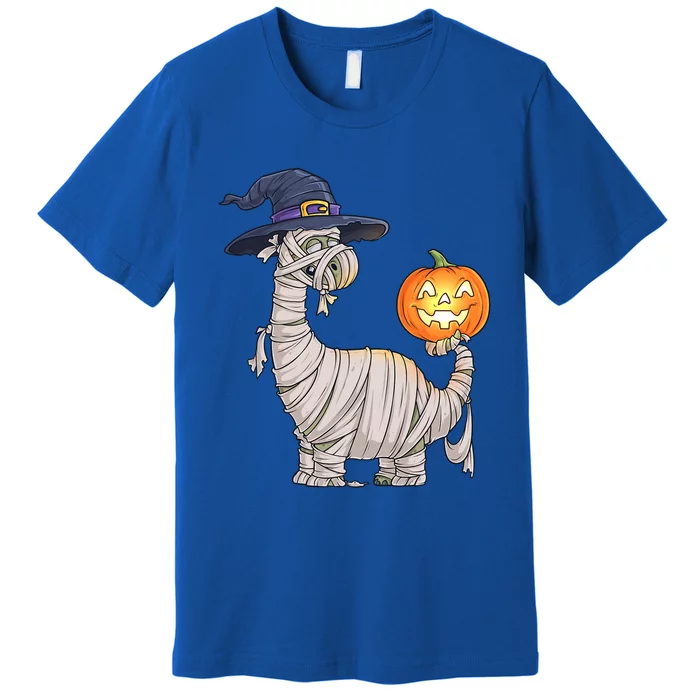 Halloween Costume Mummy Dinosaur Witch Scary Gift Premium T-Shirt