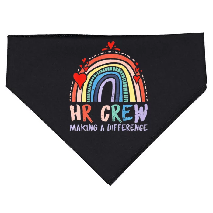 HR Crew Making A Difference HR Officer HR Consultant USA-Made Doggie Bandana