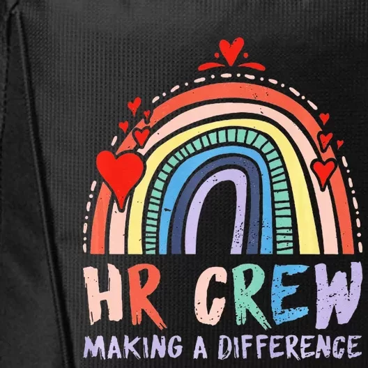 HR Crew Making A Difference HR Officer HR Consultant City Backpack