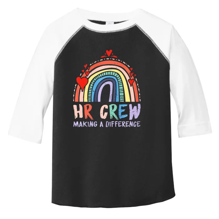 HR Crew Making A Difference HR Officer HR Consultant Toddler Fine Jersey T-Shirt