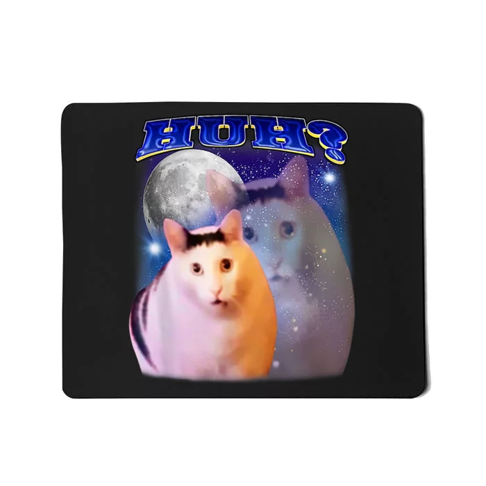 Huh Cat Meme Mousepad