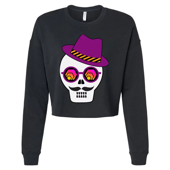 Hex Crypto Mr Hexican Premium Cropped Pullover Crew